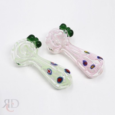 GLASS PIPE SLIME COLOR FANCY ART PIPE GP956 1CT